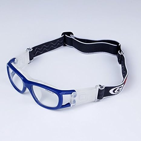 EnzoDate Kinder-Basketball-Brille für Jungen & Mädchen, klar, Objektiv Teenager Sportbrille Schutzbrille Fußball