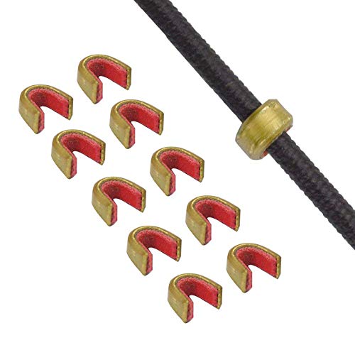 NIKA ARCHERY String Nocking Points Loop String Buckle Clip for Compound and Recurve Bows, Pack of 10