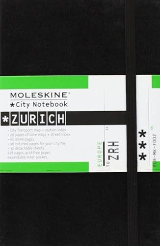 Download Moleskine City Notebook ZÜRICH Couverture rigide noire 9 x 14 cm PDF