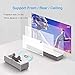 Mini HD Bluetooth Wifi Projector Portable 2019 LED Home Android Smart Wireless Bluetooth Projector HDMI USB VGA AV Audio Speakers for Smartphone iPhone iPad Laptop TV DVD Player Outside Moviesthumb 4