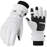 JJZS Winter Ski Snow Gloves for Men Women Youth, Touchscreen, Waterproof, Windproof, Cold Weather, Hand Warming, Work Gloves