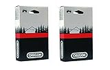 2 Pack Oregon 73LGX068G 68 Drive Link Super Guard Chisel Chains (for 18
