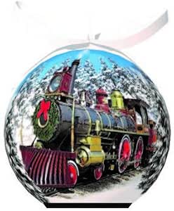 Amazon Com D D Distrubutions D D Blinking Christmas Ornament With Extra Batteries Steam Engine Home Kitchen