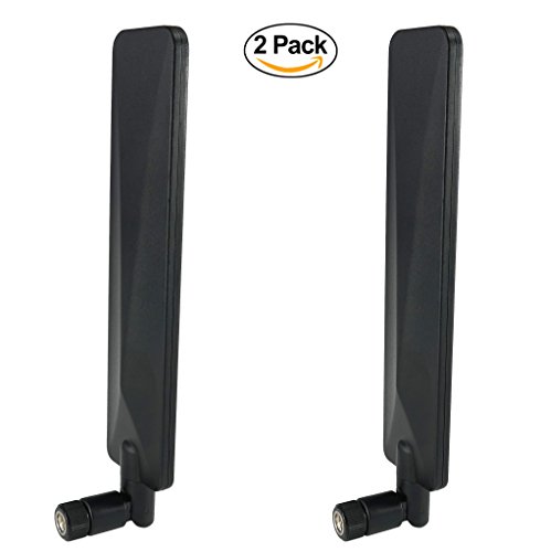Proxicast 3G/4G/LTE Universal Wide Band 5 dBi Omni-Directional Paddle Antenna for Cisco, Cradlepoint, Digi, Pepwave, Proxicast, Sierra Wireless and many others (2 Pack)