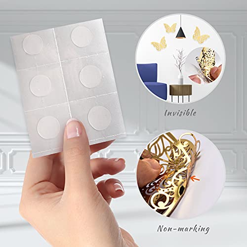 Butterfly Wall Decor, 84PCS 3D Butterfly Decorations Stickers for Crafts Walls Cakes with Dotted Glue (Gold, Rose Gold and Silver)