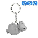 PSFS Cute Cartoon Hippo with LED Light and