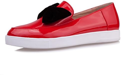 BALDI Women's Lassen Black/Red Fashion Sneakers Slipon Loafers Shoes (EU 40/US 9)