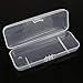 EORTA 5 Pack Plastic Razor Cases Portable Shaving Boxes Manual Hair Remover Epilator Holders Small Size Plastic Boxes for Indoor/Outdoor/Travel/Hotel/Home, Men and Women, White Transparent
