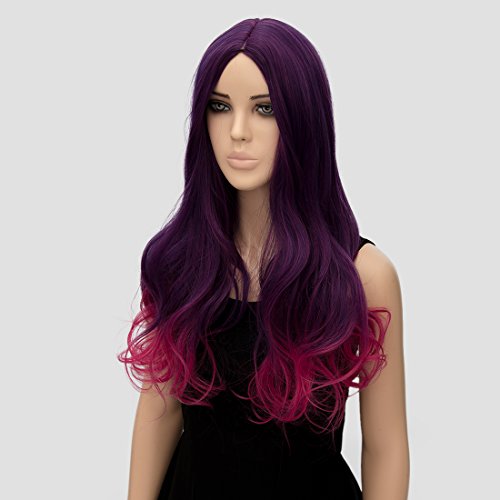 Alacos Fashion Curly Wavy Synthetic Christmas Costumes Party Wigs for Men And Women +Wig Cap - Image 4