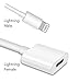 Lightning Extension Cable, Bebetter (6.6FT/2M White) 8 Pin Extender Dock Cable for Lightning 8-pin Device; Pass Video, Data, Audio