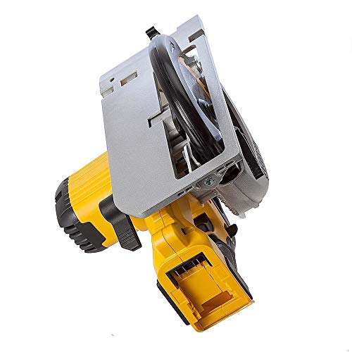 DeWalt Akku-Handkreissäge/ Akku-Kreissäge (18 V, Vollmetallgetriebe, Kugellagerung, großer Sägeschuh, Spindelarretierung… – Bild 5