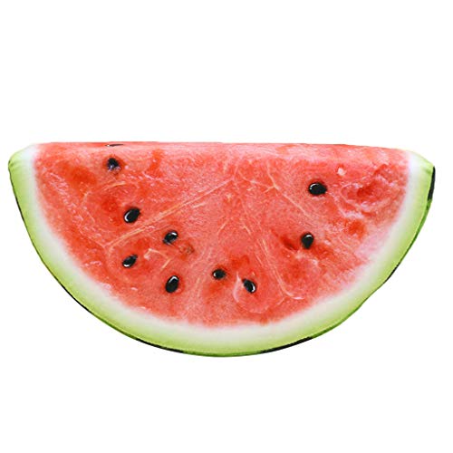 XGao Summer Creative Grapefruit Fruit Pattern Floor Pillow Cushion Cover Home Decoration (Watermelon Red) - Thumbnail 3