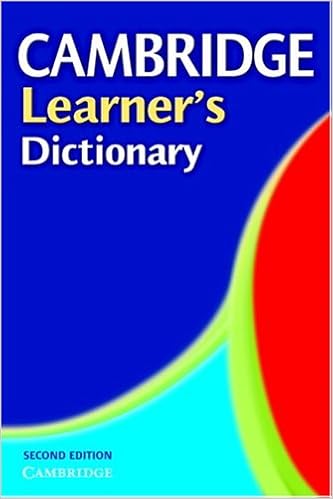 Cambridge Learner S Dictionary Cambridge University Press 9780521543804 Amazon Com Books