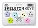 Genuine Fred Skeleton Keys Glow-in-The-Dark Key Covers, Set of 6