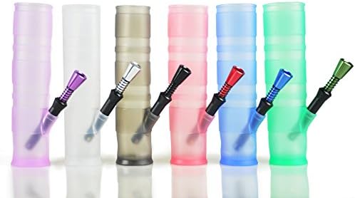 TAKEAHIT Foldable Portable Hookah With Eject Bowl 1 PCS Random Color And a Plastic Grinder As Bonus