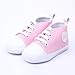 Cute Infant Toddler Baby Soft Sneaker Anti-skid Prewalker Casual Lace-up Canvas Trainers Crib Shoes Pink