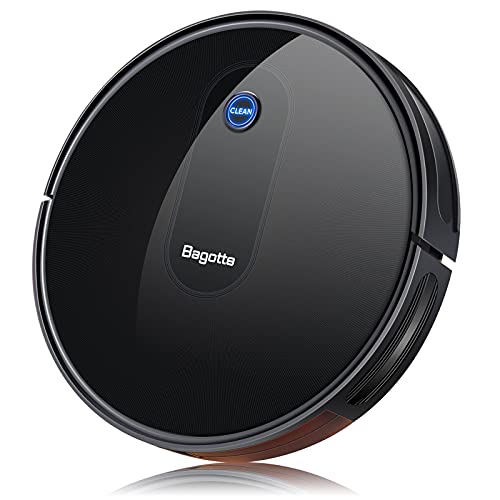 Bagotte BG600 Robot Vacuum Cleaner, SuperThin & Quiet, High Suction