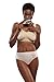 Carole Martin Slip-On Wireless Comfort Bra for Women - 40 Beige