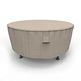 Budge English Garden Round Patio Table Cover, Large