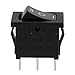 uxcell SPDT 3P 3 Position On-Off-On Toggle Wiring Boat Rocker Switch Black AC 125V/12A 250V/10A