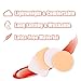 b.m.c 60 pc Latex Free Makeup Blender Sponges for Full Coverage Powder, Cream, Liquid Foundation Cosmetics - Long Lasting, Disposable Beauty Foam Applicator Puffs for Sensitive Skin Professional MUA