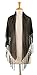 1 World Sarongs Womens Sheer Swimsuit Cover-Up with no Shells in Black
