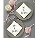 50 and Fabulous Cocktail Napkins, 50-Pack 3ply White Rose Gold 50th Birthday Dinner Celebration Party Decoration Napkin