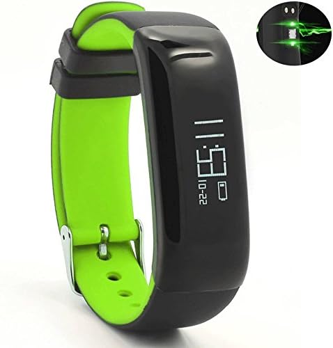 Igrosso Fitness Tracker Heart Rate Monitor Watch Blood Pressure Smart Bracelet Waterproof Wristband Activity Tracker Step Walking Distance Calorie Counter Sport Pedometor for Android IOS (Green)