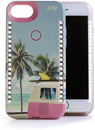 K&Bo KB512 Illuminated Case for iPhone 7 Plus, 6S Plus, 6 Plus - Surf