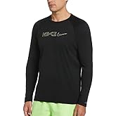 Nike Men's Long Sleeve Rash Guard Swim T-Shirt
