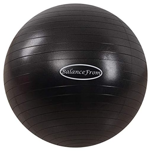 BalanceFrom Anti-Burst and Slip Resistant Exercise Ball Yoga Ball Fitness Ball Birthing Ball with Quick Pump, 2,000…