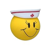 Quantity 2 pcs - Tenna Tops Happy RN Nurse Car Antenna Topper / Car Antenna Ball / Rear View Mirror Dangler