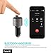 Vuker HV-BT017 Havit Wireless Tooth FM Transmitter, 3.4A Car Charger with Dual USB Ports, in-Car Radio Adapter, Hands-Free Car Kit, MP3 Player with LED Display for iPhone, Android Cell Phone, Black