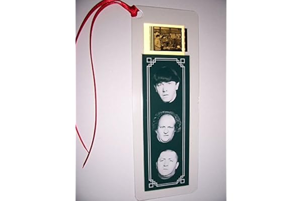 THREE STOOGES Movie Film Cell Bookmark Memorabilia Collectible Complements Poster Book Theater