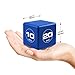The Miracle TimeCube Timer, 10, 20, 30, and 60 Seconds, for High Intensity Workouts, HIIT Training, Aerobic Improvement, Navy Blue