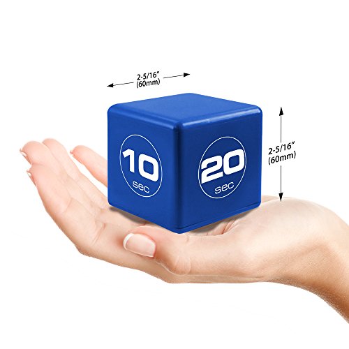 Miracle TimeCube Exercise Timer for Fitness, HIIT and Workout Routines, 2 Piece Combo - 10, 20, 30, 60 Seconds and 1,5,10,15 Minutes - Thumbnail 2