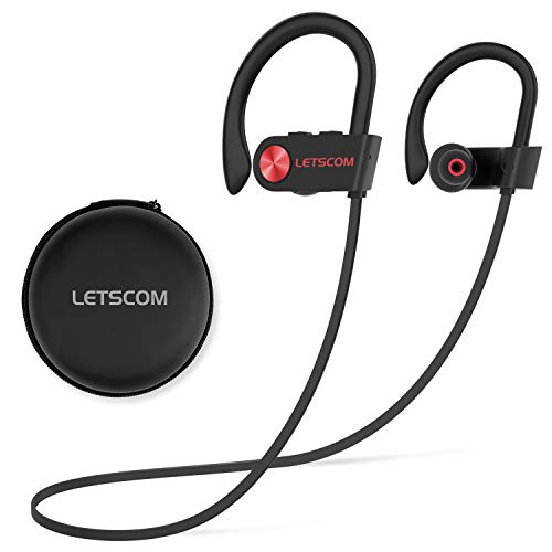 Bluetooth Headphones, LETSCOM Wireless Earbuds IPX7