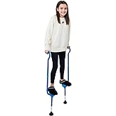 Flybar Maverick Walking Stilts for Kids - 5 Adjustable Height&rsquo;s, Sturdy, Easy Assembly, Wide Non-Slip Rubber Bottom Tip, Foam Grips, Outdoor Toys for Kids 5+, 190 lbs