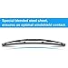 Rear Wiper Blade,ASLAM 12B Rear Windshield Wiper Blades Type-E for Original Equipment Replacement,Exact Fit(Pack of 2)