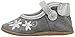 Robeez Girls' Mary Jane Soft Soles, Cool Water Grey 12-18 Months M US Infant