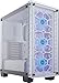 CORSAIR CRYSTAL 460X RGB Compact Mid-Tower Case, 3 RGB Fans, Tempered Glass - White