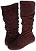 Enimay Women's Winter Fashion High Mid Calf Slouchy Flat Casual Dress Boot