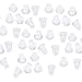 Earring Backs - 3 Pairs Earring Lifters Hypoallergenic Sterling Silver Plated (style1)