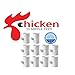 Ace Horizon 10 Chicken Waterer PVC Tee Fittings for Automatic Poultry Water Drinker and Feeder Cups and Red Threaded Nipper Waterers Plus PTFE Thread Tape Included