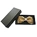 Sunny Home Men's Crystal Shining Pre Tied Bow Tie Bowtie Wedding Party (Golden)