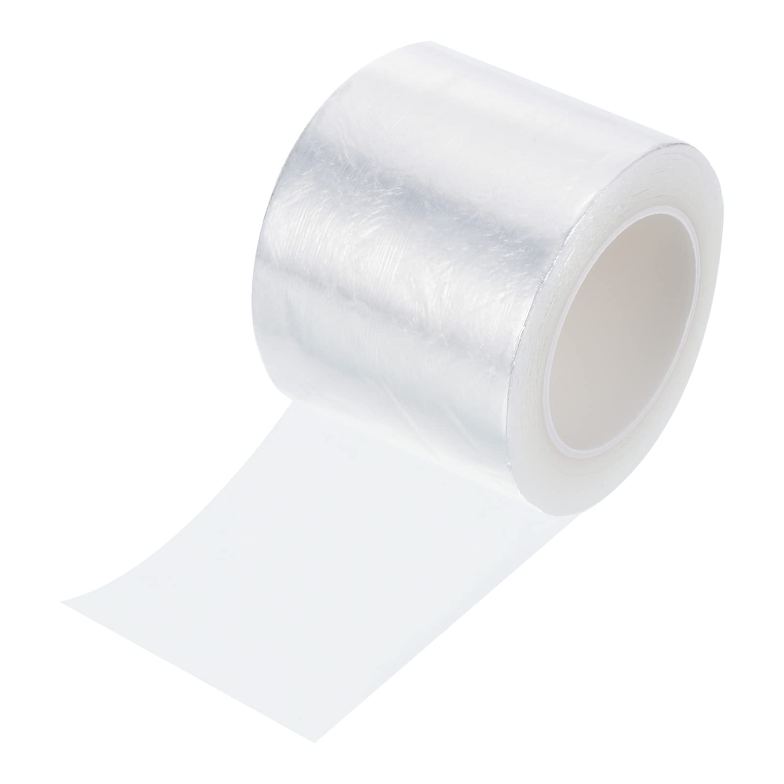 PATIKIL 77 Yard x 1.7 Inch Badminton Grip Cushion Wrap, PE Tennis Racket Grip Tape Backing Film Handle Anti Skid Cushion Accessories, Clear