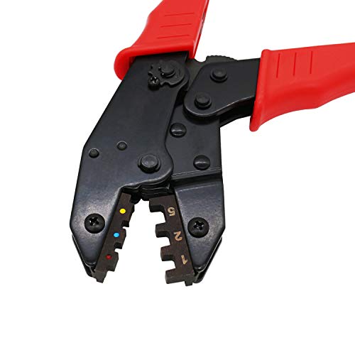 UGarden Crimping Tool For Heat Shrink Connectors, Ratcheting Wire Crimper, Crimping Pliers, Ratchet Terminal Crimper, Wire Crimp Tool - Thumbnail 4