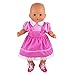 BARWA Handmade 3 Pcs Dresses Clothing and 3 Pairs Shoes Lovely Clothes Costume for 14 to 16 Inch Dolls