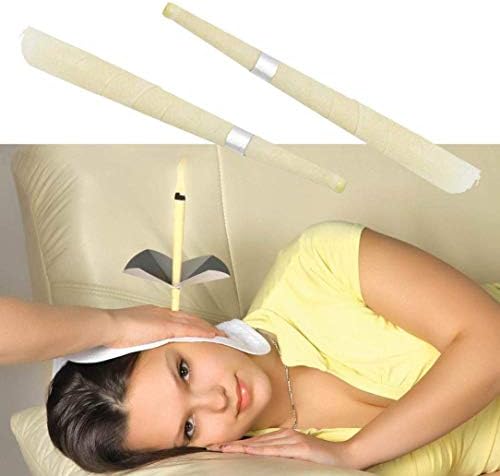 DOUSHE E-a-r Candles Natural Original Scented Non-Toxic Beeswax Candling (6 Pieces + Protective Disk Include 3)