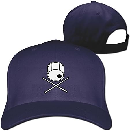 HHNYL Drum Skull Dad Hat Baseball Cap Peaked Trucker Hats for Men Women